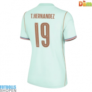 Billiga Frankrike Theo Hernandez #19 Bortatröja Dam VM 2026 Kortärmad